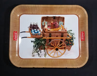 1958 Serve Coca-Cola Coke Soda Pop Picnic Basket Food Cart Wagon Beverage Serving Tray - Treasure Valley Antiques & Collectibles