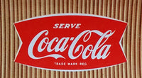 1958 Serve Coca-Cola Coke Soda Pop Picnic Basket Food Cart Wagon Beverage Serving Tray - Treasure Valley Antiques & Collectibles