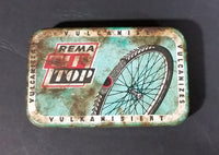 Vintage REMA Tip Top Vulkanisiert Rubber Patch Repair Tin - Rusted - Treasure Valley Antiques & Collectibles