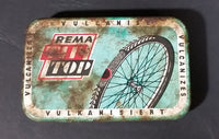 Vintage REMA Tip Top Vulkanisiert Rubber Patch Repair Tin - Rusted - Treasure Valley Antiques & Collectibles
