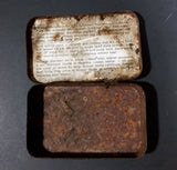 Vintage REMA Tip Top Vulkanisiert Rubber Patch Repair Tin - Rusted - Treasure Valley Antiques & Collectibles