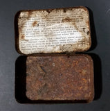 Vintage REMA Tip Top Vulkanisiert Rubber Patch Repair Tin - Rusted - Treasure Valley Antiques & Collectibles