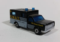 Rare 1977 Matchbox MB County Sheriff Unit MB-8 Police Swat Die-Cast Toy Car "Ambulance body"