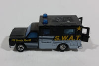 Rare 1977 Matchbox MB County Sheriff Unit MB-8 Police Swat Die-Cast Toy Car "Ambulance body"