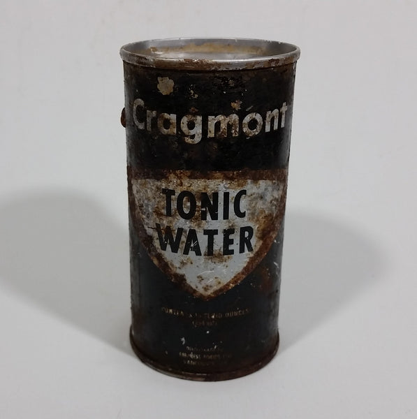 Vintage 10 Ounce Cragmont Tonic Water Puncture Top Soda Can - Empress Foods Vancouver - Treasure Valley Antiques & Collectibles