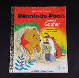 Walt Disney Winnie-the-Pooh Meets Gopher - Little Golden Books - 101-32 - Collectible Children's Book - Treasure Valley Antiques & Collectibles