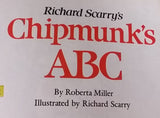 Chipmunk's ABC - Little Golden Books - 202-44 - Collectible Children's Book - "J Edition" - Treasure Valley Antiques & Collectibles
