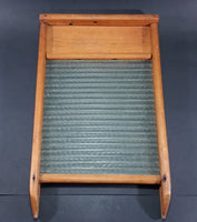 Antique Wooden & Glass Washboard - Treasure Valley Antiques & Collectibles