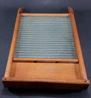 Antique Wooden & Glass Washboard - Treasure Valley Antiques & Collectibles