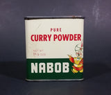 1950s Nabob Foods Vancouver Pure Curry Powder Spice Tin - Still has product inside - Treasure Valley Antiques & Collectibles