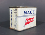 Vintage French's Ground Mace 1 oz Spice Tin - has product - Treasure Valley Antiques & Collectibles