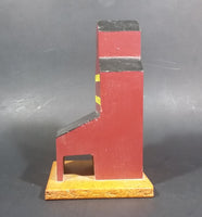 "National Waldheim" Saskatchewan CN Railway Grain Storage Elevator Wood Folk Art Model - Treasure Valley Antiques & Collectibles