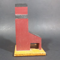 "National Waldheim" Saskatchewan CN Railway Grain Storage Elevator Wood Folk Art Model - Treasure Valley Antiques & Collectibles