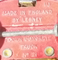 1968 Lesney Products Matchbox Series Foden Concrete Truck No. 21 - Made in England - Treasure Valley Antiques & Collectibles