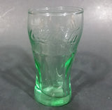 Cute Miniature Collectible Coca-Cola Coke Soda Beverage  3 1/8" Green Glass Cup - Treasure Valley Antiques & Collectibles