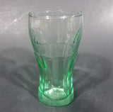 Cute Miniature Collectible Coca-Cola Coke Soda Beverage  3 1/8" Green Glass Cup - Treasure Valley Antiques & Collectibles