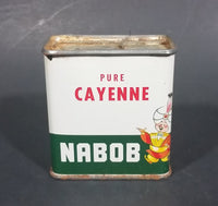 1950s Nabob Foods Vancouver Pure Cayenne Pepper Powder Spice Tin - Still has product inside - Treasure Valley Antiques & Collectibles