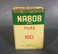 Vintage Nabob Foods Vancouver Pure Mace Powder Spice Tin - Still has product inside - Treasure Valley Antiques & Collectibles