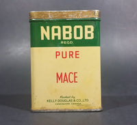 Vintage Nabob Foods Vancouver Pure Mace Powder Spice Tin - Still has product inside - Treasure Valley Antiques & Collectibles