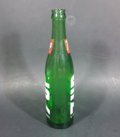 Vintage 1970s 7-UP Soda Beverage 10 Fluid Ounces Green Glass Bottle - Treasure Valley Antiques & Collectibles