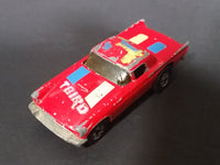 1985 Hot Wheels '57 T-Bird 1957 Ford Thunder Bird Red w/ Yellow & Blue Stripes Die Cast Toy Car Vehicle - Treasure Valley Antiques & Collectibles