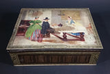 Vintage "Between Two Fires" by F.D. Millet The Tate Gallery London English Biscuits Tin - Treasure Valley Antiques & Collectibles