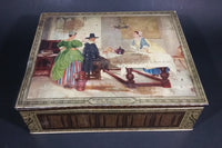 Vintage "Between Two Fires" by F.D. Millet The Tate Gallery London English Biscuits Tin - Treasure Valley Antiques & Collectibles