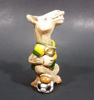 Cute Donkey Mule Soccer Football Player #10 Holding a Trophy 4" Figurine - Treasure Valley Antiques & Collectibles