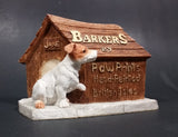 Vintage Barkers Paw Prints Hand-Painted British Isles "Jake" Dogs w/ Doghouse Figurine - Treasure Valley Antiques & Collectibles