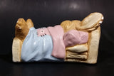 1970s Pepiware "Dreamy" Bunny Rabbit Sleeping In The Bed - England - Treasure Valley Antiques & Collectibles