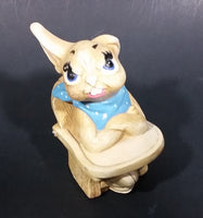 1975 Pepiware "Grumpy" Bunny Rabbit Baby Sitting in High Chair - England - Treasure Valley Antiques & Collectibles