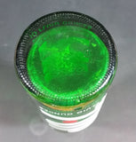 Vintage 1970s 7-UP Soda Beverage 10 Fluid Ounces Green Glass Bottle - Treasure Valley Antiques & Collectibles