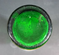 Vintage 1970s 7-UP Soda Beverage 10 Fluid Ounces Green Glass Bottle - Treasure Valley Antiques & Collectibles