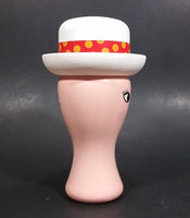 Vintage Avon Pink Miss Lollypop Red Ribbon White Hat Cologne Mist - Empty Perfume Bottle - Treasure Valley Antiques & Collectibles