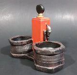 Decorative Automotive Gasoline Pump Salt and Pepper Shaker Nut Shaped Holder - Treasure Valley Antiques & Collectibles