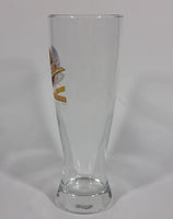 1980s Vancouver Canucks NHL Ice Hockey 9" Tall Clear Pilsner Glass - Treasure Valley Antiques & Collectibles