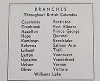 1930s C.A.A. A.A.A. Automobile Clubs Highway Map of British Columbia, Northern Washington, Idaho, Montana - Treasure Valley Antiques & Collectibles