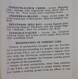 1930s C.A.A. A.A.A. Automobile Clubs Highway Map of British Columbia, Northern Washington, Idaho, Montana - Treasure Valley Antiques & Collectibles