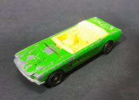 2000 Hot Wheels '65 Mustang Convertible Classic Rock Lime Green Die Cast Toy Car Vehicle - Treasure Valley Antiques & Collectibles