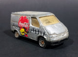 1995 Matchbox Coca-Cola Coke Soda Pop Silver Ford Transit Van Diecast Toy Car 1:63 Scale - Treasure Valley Antiques & Collectibles