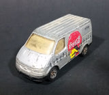 1995 Matchbox Coca-Cola Coke Soda Pop Silver Ford Transit Van Diecast Toy Car 1:63 Scale - Treasure Valley Antiques & Collectibles