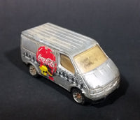 1995 Matchbox Coca-Cola Coke Soda Pop Silver Ford Transit Van Diecast Toy Car 1:63 Scale - Treasure Valley Antiques & Collectibles