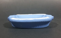 Vintage Wedgewood Style Jasperware Blue Cameo Pin/Ash Tray - Treasure Valley Antiques & Collectibles