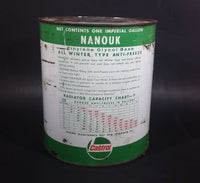 Rare Vintage Castrol Nanouk Ethylene Glycol Anti-Freeze One Imperial Gallon Can