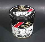 Vintage Early 1970s Borkum Riff Bourbon Whiskey 6 oz Pipe Tobacco Tin - Empty - Treasure Valley Antiques & Collectibles