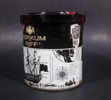 Vintage Early 1970s Borkum Riff Bourbon Whiskey 6 oz Pipe Tobacco Tin - Empty - Treasure Valley Antiques & Collectibles