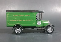 1993 Matchbox Green 1926 Ford TT New York City Police Department Van Die Cast Toy Car