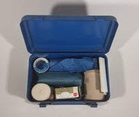 Vintage City of Calgary St. John Ambulance Johnson & Johnson Supplies Blue First Aid Kit - Treasure Valley Antiques & Collectibles