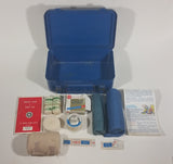 Vintage City of Calgary St. John Ambulance Johnson & Johnson Supplies Blue First Aid Kit - Treasure Valley Antiques & Collectibles