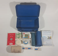 Vintage City of Calgary St. John Ambulance Johnson & Johnson Supplies Blue First Aid Kit - Treasure Valley Antiques & Collectibles